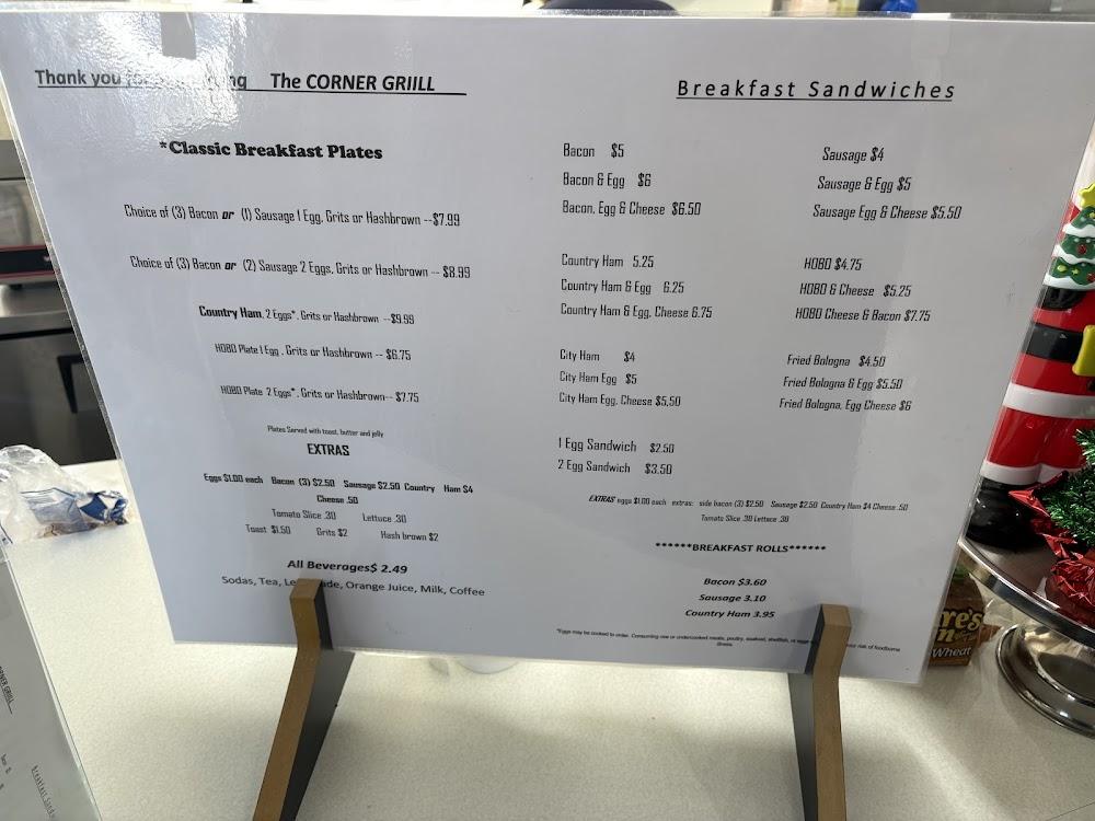 Corner Grill Menu image 4